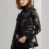 Siyah Kadın Ralph Lauren Bacall Süslemeli Kot Saha Ceketleri Siyah Kadın Ralph Lauren Bacall Süslemeli Kot Saha Ceketleri