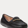 Siyah Kadın Ralph Lauren Briony Deri Sürücü Loafer’ları Siyah Kadın Ralph Lauren Briony Deri Sürücü Loafer’ları
