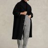 Siyah Kadın Ralph Lauren Büyük Boy Balıksırtı Yün Karışımlı Montlar Siyah Kadın Ralph Lauren Büyük Boy Balıksırtı Yün Karışımlı Montlar