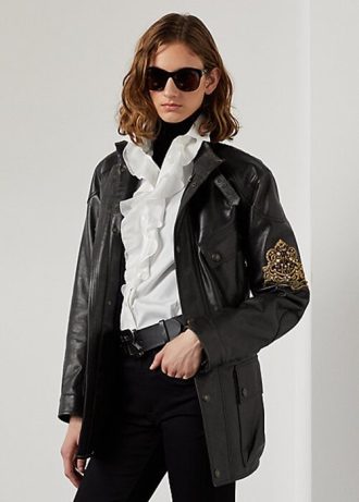 siyah kadn ralph lauren cadena dana derisi motosiklet ceketleri 1 330x461 - Siyah Kadın Ralph Lauren Cadena Dana Derisi Motosiklet Ceketleri