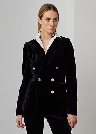 Siyah Kadın Ralph Lauren Camden Kadife Ceketler Siyah Kadın Ralph Lauren Camden Kadife Ceketler