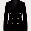 Siyah Kadın Ralph Lauren Camden Kadife Ceketler Siyah Kadın Ralph Lauren Camden Kadife Ceketler