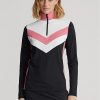 Siyah Kadın Ralph Lauren Chevron Çizgili Çeyrek Fermuarlı Kazak Sweatshirt Siyah Kadın Ralph Lauren Chevron Çizgili Çeyrek Fermuarlı Kazak Sweatshirt