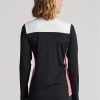 Siyah Kadın Ralph Lauren Chevron Çizgili Çeyrek Fermuarlı Kazak Sweatshirt Siyah Kadın Ralph Lauren Chevron Çizgili Çeyrek Fermuarlı Kazak Sweatshirt