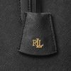 Siyah Kadın Ralph Lauren Crosshatch Deri Büyük Clare Tote Çantalar Siyah Kadın Ralph Lauren Crosshatch Deri Büyük Clare Tote Çantalar