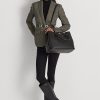 Siyah Kadın Ralph Lauren Deri Büyük Marcy Çantalar Siyah Kadın Ralph Lauren Deri Büyük Marcy Çantalar