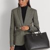 Siyah Kadın Ralph Lauren Deri Büyük Marcy Çantalar Siyah Kadın Ralph Lauren Deri Büyük Marcy Çantalar