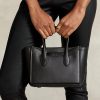 Siyah Kadın Ralph Lauren Deri Mini Sloane Çantalar