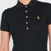 Siyah Kadın Ralph Lauren Düğme Detaylı Polo Gömlekler Siyah Kadın Ralph Lauren Düğme Detaylı Polo Gömlekler