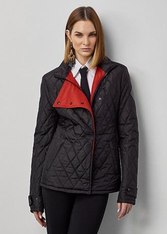 Siyah Kadın Ralph Lauren Doma İpek Tafta Ceketler Siyah Kadın Ralph Lauren Doma İpek Tafta Ceketler