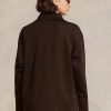 Siyah Kadın Ralph Lauren Çeyrek Fermuarlı Kazak Polar Tunik Sweatshirt Siyah Kadın Ralph Lauren Çeyrek Fermuarlı Kazak Polar Tunik Sweatshirt
