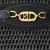 Siyah Kadın Ralph Lauren Hasır Küçük Daphney Tote Çantalar Siyah Kadın Ralph Lauren Hasır Küçük Daphney Tote Çantalar