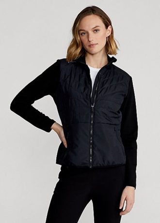Siyah Kadın Ralph Lauren Hibrit Tam Fermuarlı Ceketler Siyah Kadın Ralph Lauren Hibrit Tam Fermuarlı Ceketler