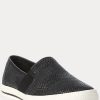 Siyah Kadın Ralph Lauren Jinny Dokuma Slip-On Spor Ayakkabı Siyah Kadın Ralph Lauren Jinny Dokuma Slip-On Spor Ayakkabı