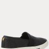 Siyah Kadın Ralph Lauren Jinny Dokuma Slip-On Spor Ayakkabı Siyah Kadın Ralph Lauren Jinny Dokuma Slip-On Spor Ayakkabı