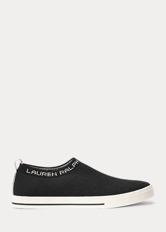 Siyah Kadın Ralph Lauren Jordyn Slip-On Spor Ayakkabı