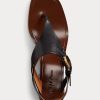 Siyah Kadın Ralph Lauren Julie Welington Dana Derisi Sandaletler Siyah Kadın Ralph Lauren Julie Welington Dana Derisi Sandaletler