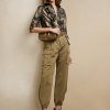 Siyah Kadın Ralph Lauren Keara Volanlı Metalik Gömlekler Siyah Kadın Ralph Lauren Keara Volanlı Metalik Gömlekler
