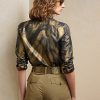 Siyah Kadın Ralph Lauren Keara Volanlı Metalik Gömlekler Siyah Kadın Ralph Lauren Keara Volanlı Metalik Gömlekler