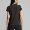 Siyah Kadın Ralph Lauren Logolu Pamuklu Jersey Tişörtleri Siyah Kadın Ralph Lauren Logolu Pamuklu Jersey Tişörtleri