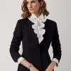 Siyah Kadın Ralph Lauren Meritta Yün Barathea Ceketler Siyah Kadın Ralph Lauren Meritta Yün Barathea Ceketler