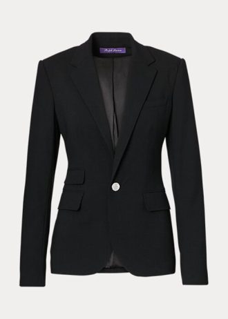 Siyah Kadın Ralph Lauren Parker Esnek Yün Ceketler Siyah Kadın Ralph Lauren Parker Esnek Yün Ceketler