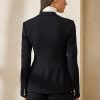 Siyah Kadın Ralph Lauren Parker Esnek Yün Ceketler Siyah Kadın Ralph Lauren Parker Esnek Yün Ceketler