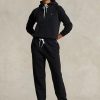 Siyah Kadın Ralph Lauren Polar Atletizm Pantolonu