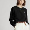 Siyah Kadın Ralph Lauren Polar Kazak Sweatshirt