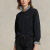 Siyah Kadın Ralph Lauren Polar Yuvarlak Yaka Kazak Sweatshirt Siyah Kadın Ralph Lauren Polar Yuvarlak Yaka Kazak Sweatshirt