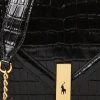 Siyah Kadın Ralph Lauren Polo ID Timsah Desenli Zarf Zincirli Çapraz Çantalar Siyah Kadın Ralph Lauren Polo ID Timsah Desenli Zarf Zincirli Çapraz Çantalar