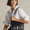 Siyah Kadın Ralph Lauren Polo ID Timsah Desenli Zarf Zincirli Çapraz Çantalar Siyah Kadın Ralph Lauren Polo ID Timsah Desenli Zarf Zincirli Çapraz Çantalar