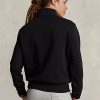 Siyah Kadın Ralph Lauren Polo Spor Polar Sweatshirt
