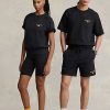 Siyah Kadın Ralph Lauren Polo Sport Kısa Kollu Sweatshirt Siyah Kadın Ralph Lauren Polo Sport Kısa Kollu Sweatshirt