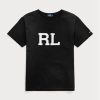 Siyah Kadın Ralph Lauren Rl Logolu Forma Tişörtleri Siyah Kadın Ralph Lauren Rl Logolu Forma Tişörtleri