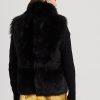 Siyah Kadın Ralph Lauren Shearling Yelek