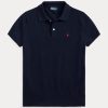 Siyah Kadın Ralph Lauren Slim Fit Kaşmir Polo Gömlekleri Siyah Kadın Ralph Lauren Slim Fit Kaşmir Polo Gömlekleri