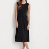 Siyah Kadın Ralph Lauren Twist-Front Jersey Elbise Siyah Kadın Ralph Lauren Twist-Front Jersey Elbise