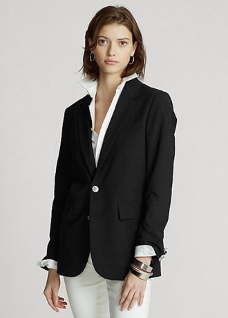 Siyah Kadın Ralph Lauren Yün Karışımlı Blazer’lar