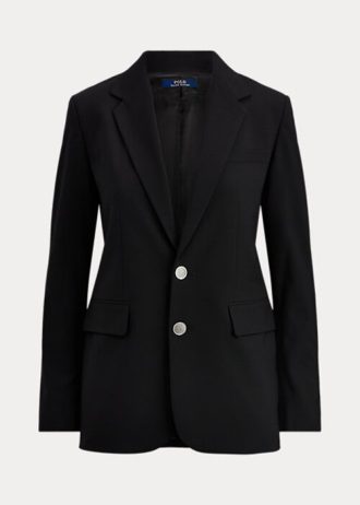 Siyah Kadın Ralph Lauren Yün Karışımlı Blazer’lar