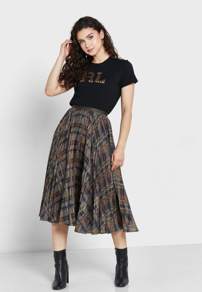 Siyah Kadın Ralph Lauren Yuvarlak Yaka Logolu Tişörtler Siyah Kadın Ralph Lauren Yuvarlak Yaka Logolu Tişörtler