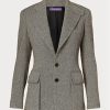 Siyah Kadınlar İçin Ralph Lauren Tweed Blazers