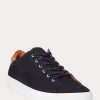 Siyah / Kahverengi Erkek Ralph Lauren Jermain Pique Spor Ayakkabı Siyah / Kahverengi Erkek Ralph Lauren Jermain Pique Spor Ayakkabı