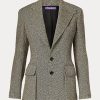 Siyah / Krem Kadın Ralph Lauren The Tweed Ceketler Siyah / Krem Kadın Ralph Lauren The Tweed Ceketler