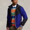 Siyah / Mavi Erkek Ralph Lauren Su Geçirmez Ripstop Ceketler Siyah / Mavi Erkek Ralph Lauren Su Geçirmez Ripstop Ceketler