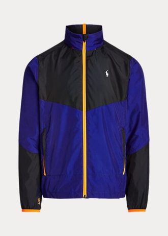 Siyah / Mavi Erkek Ralph Lauren Su Geçirmez Ripstop Ceketler