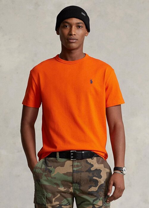Turuncu Erkek Ralph Lauren Klasik Kesim Ağır Sıklet Jersey Tişörtleri Turuncu Erkek Ralph Lauren Klasik Kesim Ağır Sıklet Jersey Tişörtleri