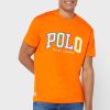Turuncu Erkek Ralph Lauren Logolu Yuvarlak Yaka Tişörtler Turuncu Erkek Ralph Lauren Logolu Yuvarlak Yaka Tişörtler