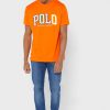 Turuncu Erkek Ralph Lauren Logolu Yuvarlak Yaka Tişörtler Turuncu Erkek Ralph Lauren Logolu Yuvarlak Yaka Tişörtler