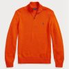 Turuncu Erkek Ralph Lauren Pamuklu Çeyrek Fermuarlı Kazak Turuncu Erkek Ralph Lauren Pamuklu Çeyrek Fermuarlı Kazak